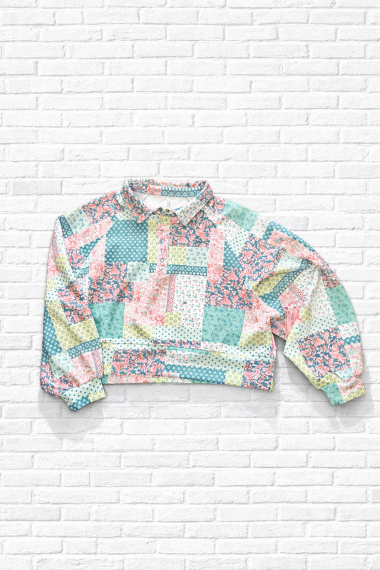 SIMPLY PRINT PULLOVER