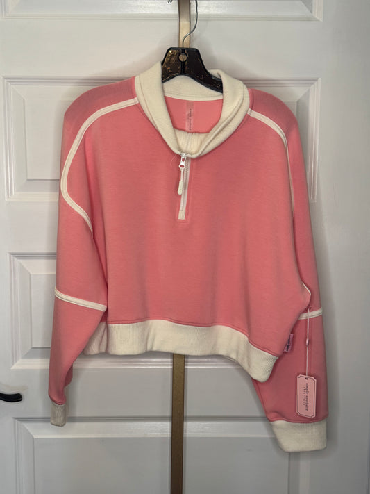 Contrast Quarter Zip